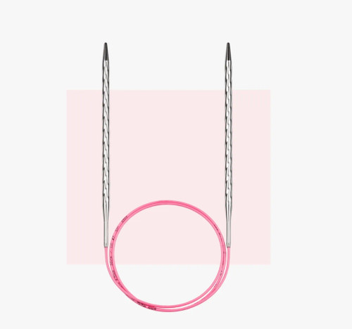 Спицы для вязания круговые Addi Unicorn металл 150 см