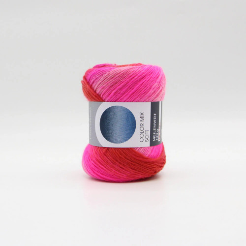 Lana Grossa Meilenweit 100 Color Mix Soft
