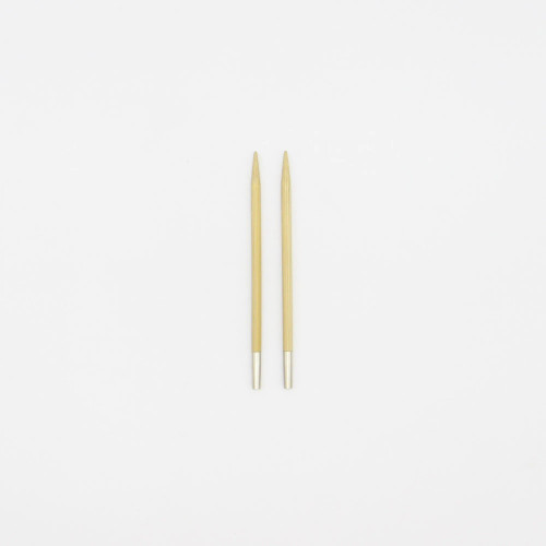 Спицы для вязания разъемные Tulip CarryC Long 12 см бамбук