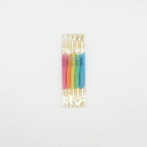 Набор крючков для вязания Raku Raku