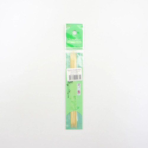 Спицы для вязания чулочные Chiaogoo 15 см светлый