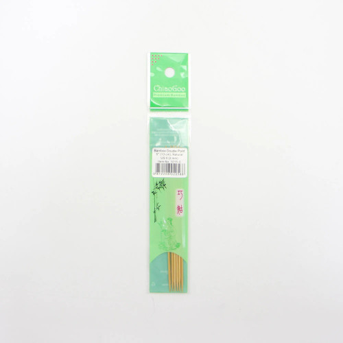 Спицы для вязания чулочные Chiaogoo 13 см светлый